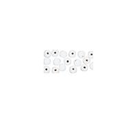 Perle en bois blanc ronde Ø 12 mm 32 pièces -