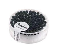 Rayher Perles facettées en Verre 3 mm ø boîte 100 pcs Noir irisé, 14202576
