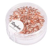 Rayher Perles facettées en Verre 3 mm ø BTE 100 pc cuivre mi-Opaque, 14202638