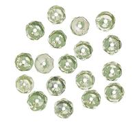 Rayher Perles facettées en verre bijoux 6 mm ø bte 50 pces jaspe irisé, 14201835