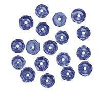 Rayher Perles facettées en Verre Olive 6x4 mm ø BTE 50 pces Onyx irisé, 14203850