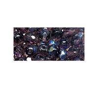 Rayher Perles facettées verre polies 6mm ø bte 50 pc améthyste irisé, 14201820