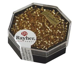 Rayher Perles Miyuki Delica-Rocailles 2,2mm ø4g garn arg. topaze clair, 14762807