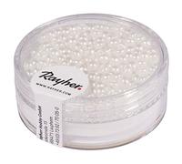 Rayher Rocailles 14589102 cirées 2,6 mm boîte 7 g blanc