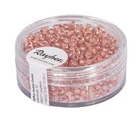 Rayher Perles rocailles Arktis verre, lustrées 2,6mm ø bte 17g corail, 14312212