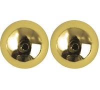 Rayher Perles rondes, dorées, 1 boite, 150 pces, Ø 4mm, brillant, plastique, arts créatifs, décorations, bijoux -1630206, Or (Lot de 2)