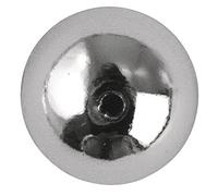 Rayher Perles Rondes en Plastique - 6 mm de diamètre argenté