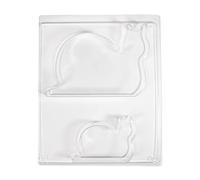 Rayher PET Moule en plastique escargots 2 formes 2 tailles transparent, 36118000