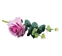 Rayher Pic Roses avec Eucalyptus, Lilas Tendre, 28cm