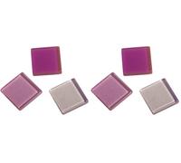 Rayher Pierres de mosaïque, rose trio, transparent, acrylique, env. 205 pces, 1X1cm, arts créatifs-14540258, Centre, rosé (Lot de 2)