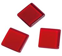Mosaique acrylique rouge 1x1cm Boite de 50g