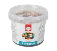 Pierres mosaique 1 cm teintes naturelles 1 kg -