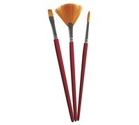 Rayher Pinceaux 37076000 Art assortis FSC 100% Synthétiques marron 2 9 x 0 6 x 0 08 cm