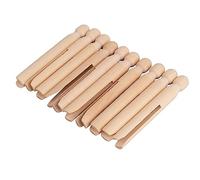 Rayher Pinces à linge bois tête ronde FSC 100% sct. 10 pcs 11cm nature, 64592505