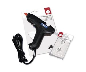 Rayher Pistolet à colle chaude, 1 set, noir, 55W, 17X14,5cm, avec bâtons de colle, arts créatifs, décorations, réparations-3336400