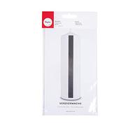 Rayher Plaque de cire, argenté, 1 pce, 20X10cm, décoration, bougie, baptême, communion, confirmation, mariage, jubilé- 3103822, Unique