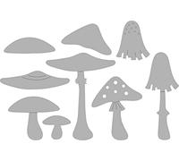 Rayher Matrices de découpe Champignons – 9 pièces Gris G