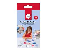 Rayher Poudre de moulage pour craie de trottoir bte-LS 200g, bleu ciel, 34465360