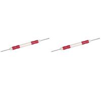 Rayher Quilling stylet quilling à double pointe 3cm grip souple 16,5cm, 71935000 (Lot de 2)