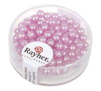 RAYHER Renaissance Perles en verre - Ø 4 mm - Orchidée - Boîte de 85 pièces