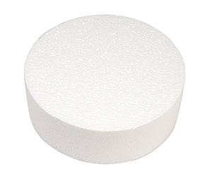 Rayher Rondelle en polystyrène expansé (PSE), blanc, 1 pce., 20cm ø, H. 7cm, arts créatifs, décorations, cadeau-3000500