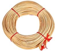 Rayher Rotin plat Qualité 1A, nature, 1 rouleau, 125g, plat, largeur 2mm, bande rouge, arts créatifs, vannerie, chaises, corbeilles, paniers-6501000