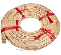 Rayher Rotin rond 1,6mm Qualité 1A, nature, 1 rouleau, 500g, Ø 1,6mm, moelle de rotin, bande rouge, arts créatifs, vannerie, corbeilles, paniers, meubles-6503000, Multicolore, 3 x 3 x 0.35 cm