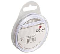 Ruban satin - Blanc - 7 mm - 10 m Blanc G