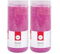 Rayher Sable fin coloré, rose, 1 pce., 475ml, 0,1-0,5mm, arts créatifs, décoration-39339264 (Lot de 2)