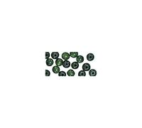 Rayher SB-Btl Lot de 39 Grandes Roues polies 10/8 mm Vert