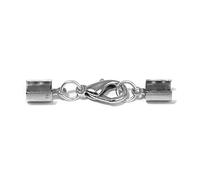 Rayher Schmuckverschluà 4 mm de diamètre m. mousqueton montiert SB Btl 1Stück argenté