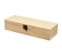 Rayher Set de boites en bois, nature, 4 pces., 32X12X7cm et 10X10X6cm, FSC Mixed Credit, multi-usages, rangement-62299000