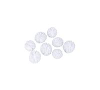 Rayher Soft Tulle Pompons assor. p. déco, ø4cm+ø5cm bte LS 8pces blanc, 76013102