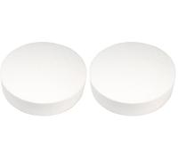 Rayher sphère polystyrène à 30 cm x 7 cm d épaisseur support polystyrène pratique pour présenter gâteau, gâteau bonbon, cake pop, etc. aussi idéal pour les activités d arts créatifs blanc (Lot de 2)