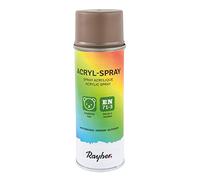 Rayher Spray peinture acrylique mat, taupe,200 ml, DIN EN71-3, base aqueuse, séchage rapide, multiples surfaces, intérieur, extérieur, décoration, rénovation-34145509