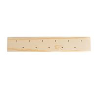 Rayher Support en bois pour fleurs séchées, nature, 1 pce., 22,5x4x2,4cm, 11 trous, en pin FSC 100%, arts créatifs, art floral, décoration-64523000