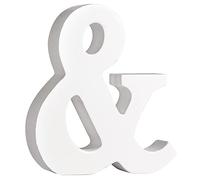 Rayher symbole &, en bois MDF p. décoration FSC 100%, 9,2x2x11cm blanc, 64566102