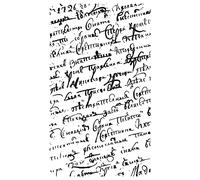 Rayher tampon en silicone motif écritures anciennes tampon transparent 9 x 15 cm tampon scrapbooking pratique couleur : transparent