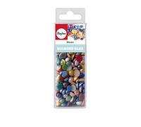 Rayher Tesselles mosaïque Diamond Glas 0,65-1,15cm Ass., 180g, Rond, coloré, 14874999