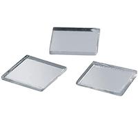 Rayher Tesselles mosaiques miroir carré 1x1cm, bte-LS, env. 80pces/40g, 1450500