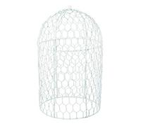 Rayher Treillis métallique-Cloche, 15cm ø, Blanc albâtre, 25cm