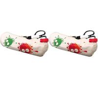 Rayher Trousse fourre-Tout, Beige, 1 PCE., 22X7X7cm, Toile Canvas, Lavable, à Personnaliser, Rangement, Bureau, scolaire-38690508 (Lot de 2)