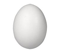 Rayher Œuf en polystyrène Plein p. paques 8cm ø, 5pc entièrement soudé, 30163000