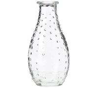 Rayher Vase en verre transparent av. pois p. décoration, 7 cm ø, 14 cm, 56811000