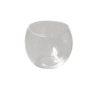 Rayher Vase en verre transparent bocal en verre décoratif rond 7,5 cm ø, 8843100