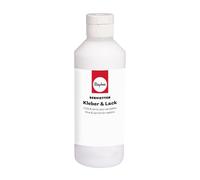 Rayher Vernis et colle 2-en-1, incolore, 1 bouteille, 250ml, extérieur, intérieur, colle pour technique des serviettes, arts créatifs-35095000