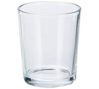 Rayher Verre pour bougie chauffe-plat, 5,6 cm ø en haut, 4,9 cm ø en bas, hauteur 6,5 cm, Couleur Cristal, 5600437