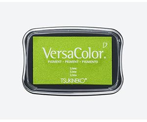 Rayher VersaColor Tampon encreur pigmenté 9,6x6,3x1,8cm plastique lime, 29017414, Citron Vert