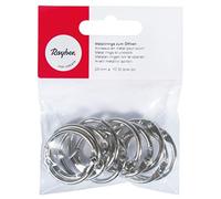 Rayher Yeux de sécurité à coller demi-perles plastiques 20pc 4mm ø noir, 8965001