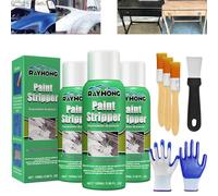 Rayhong Lot de 3 décapants de peinture efficaces, décapants de peinture haute efficacité pour surfaces métalliques, décapant puissant pour bois, métal, maçonnerie, plâtre, carrelage